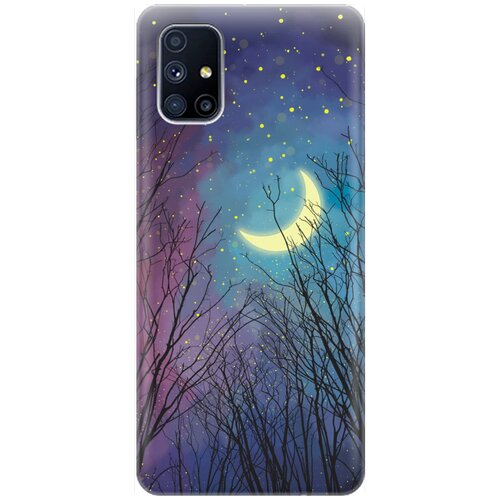 фото Re:pa накладка transparent для samsung galaxy m51 с принтом "месяц в ветвях"