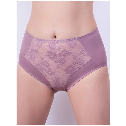 фото Milavitsa трусы слипы высокой посадки classic elegant, размер 106, кофейный десерт