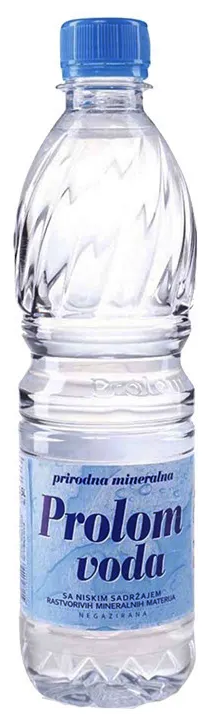 Вода минеральная питьевая столовая Prolom voda (Пролом) 12 шт по 0,5 л пэт