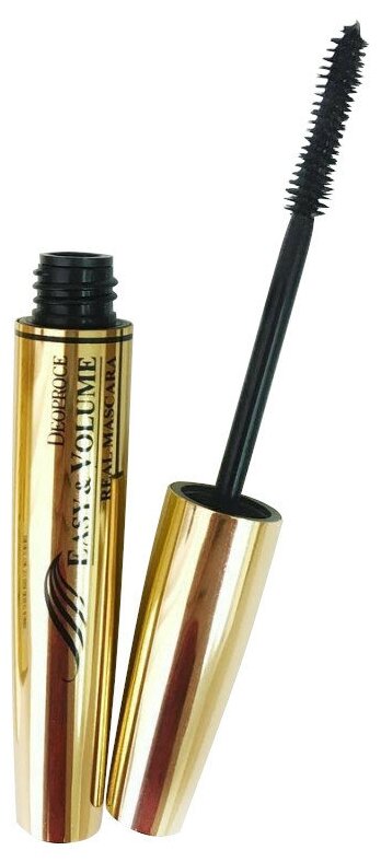 Deoproce Тушь для ресниц Easy & Volume Real Mascara, черный