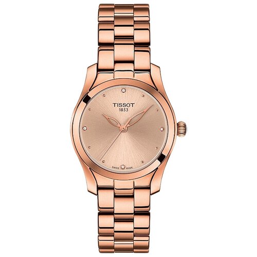 Наручные часы TISSOT T-Lady, золотой, желтый