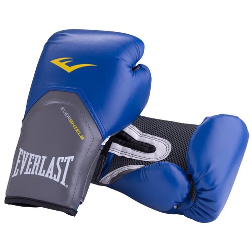 Боксерские перчатки Everlast тренировочные Pro Style Elite синие 16 унций