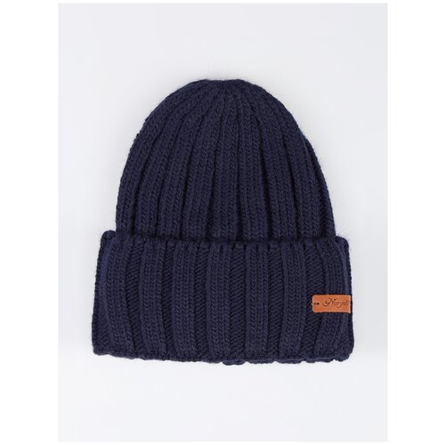 фото Шапка бини noryalli, размер 56/59, синий