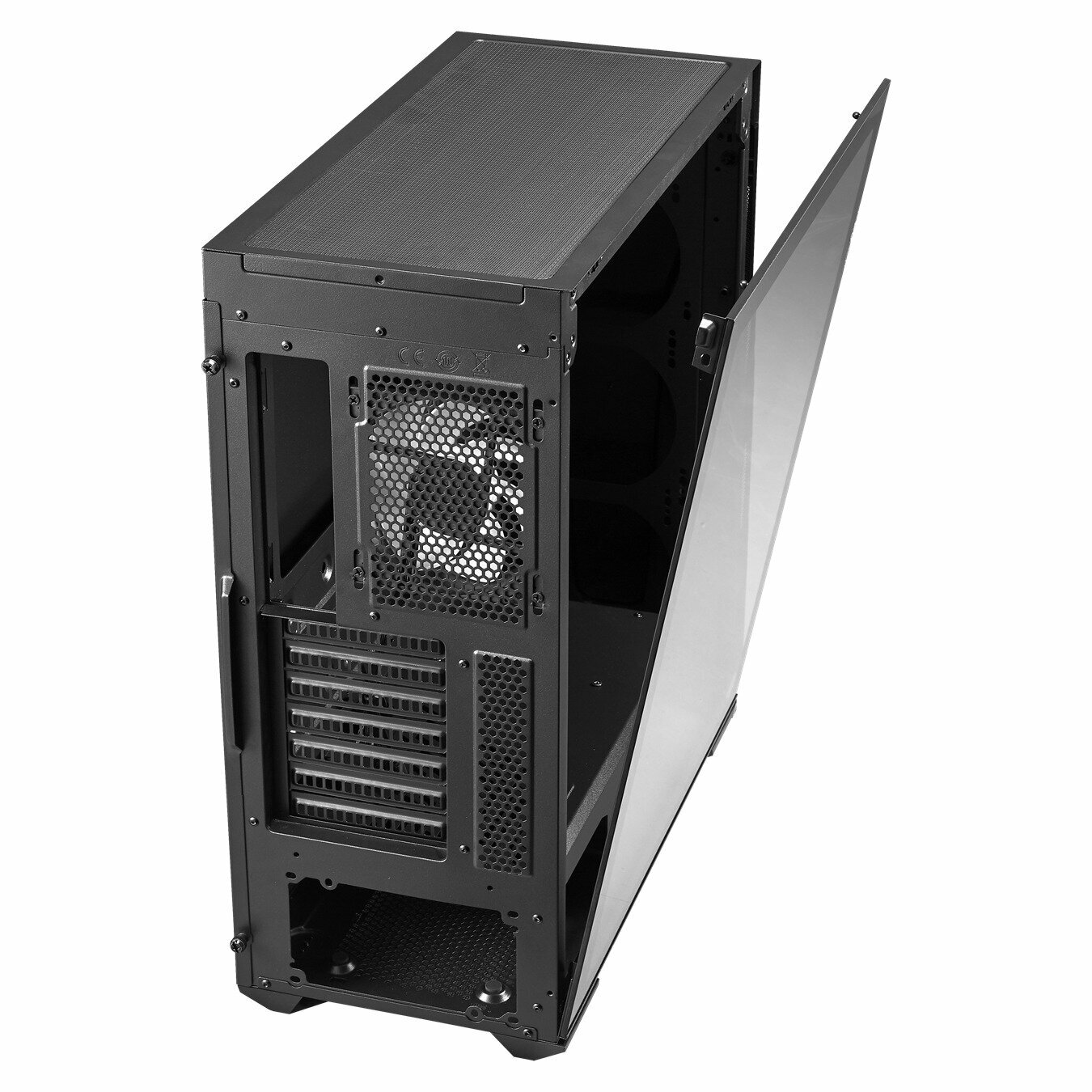 Корпус eATX Cooler Master MB540-KGNN-S00 черный, без БП, боковая панель из закаленного стекла, 2*USB 3.2, USB Type-C, audio - фото №17