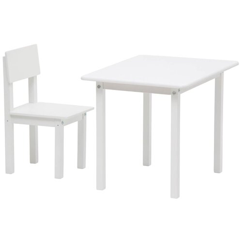 Комплект детской мебели Polini kids Simple 105 S, белый стол стул