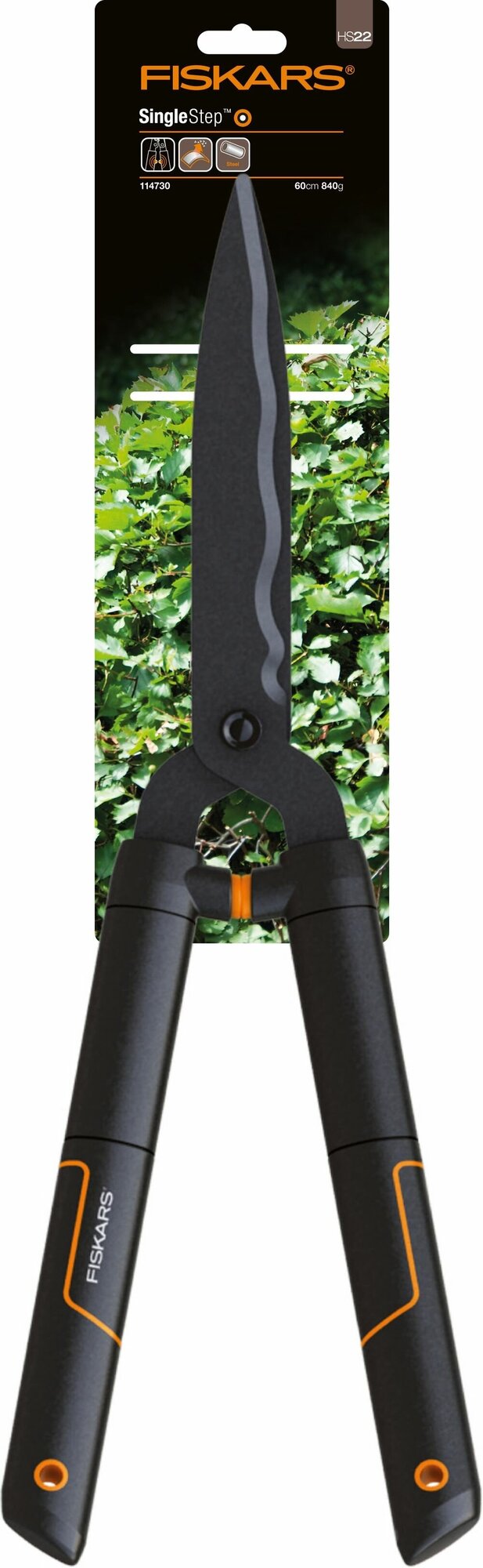 Ножницы для кустов FISKARS SingleStep HS22 (114730)