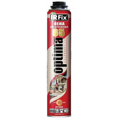 Пена монтажная IRFix OPTIMA 65 профессиональная 800мл 698₽