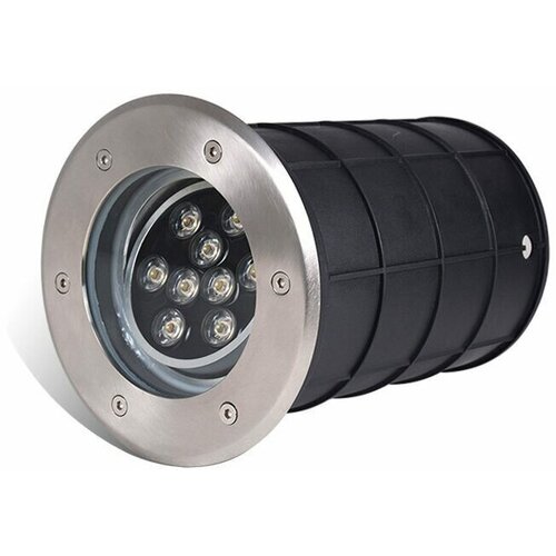 Поворотный грунтовый светильник серии LUNA 18W, IP67, 220V, Белый холодный, Uni Hauss