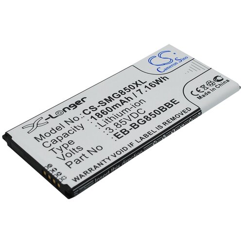 фото Аккумулятор для samsung g850 alpha (eb-bg850bbe) (1800mah) (cameron sino) (cs-smg850xl)