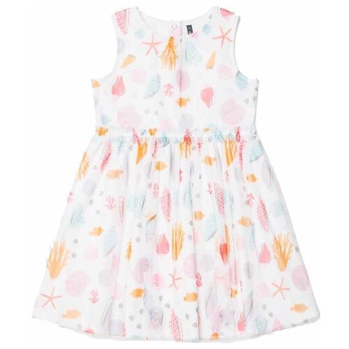 фото Платье crockid морская шкатулка размер 104, сахар