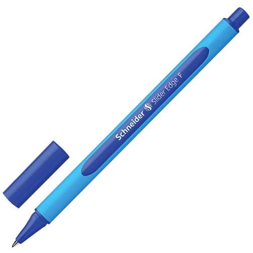 Schneider Ручка шариковая Slider Edge F, 0.8 мм (152001/152002/152003), 152003, синий цвет чернил, 1 шт. комплект 4 шт ручка шариковая schneiderslider edge f синяя трехгранная узел 0 8 мм линия письма 0 4 мм 152003