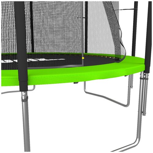 фото Каркасный батут unix trsi6ing 6 ft (внутренняя сетка) 183х183х215 см зеленый unix line