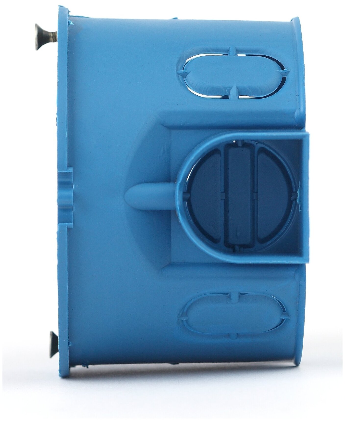 коробка монтажная ЭРА КУТС, 68х45 мм, для твердых стен IP20, синяя - фото №4
