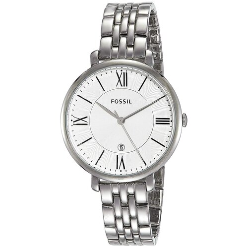 наручные часы fossil jacqueline серый Наручные часы FOSSIL Jacqueline ES3433, белый, серебряный