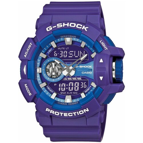 Наручные часы CASIO G-Shock GA-400A-6A, фиолетовый