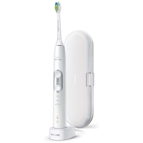Звуковая зубная щетка Philips ProtectiveClean HX685728 белый 1913400₽