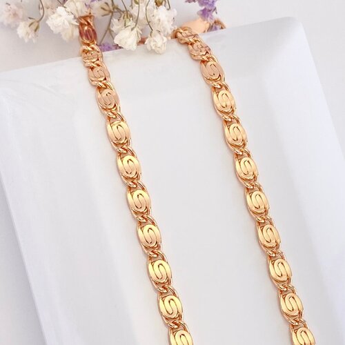 Цепь FJ Fallon Jewelry, бижутерный сплав, длина 50 см., золотой