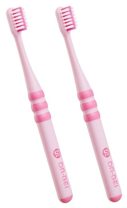 Зубная щетка Dr.Bei Toothbrush, розовый