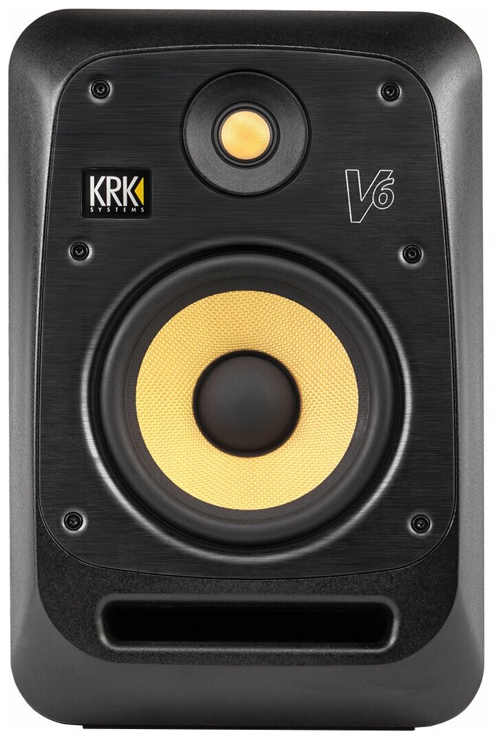 KRK V6S4 Активный 2-х полосный (Bi-Amp) 6-ти дюймовый студийный монитор, черный