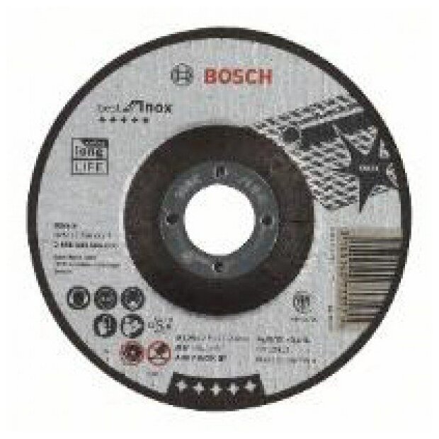 Отрезной круг, выпуклый Bosch Best for Inox 125мм 2.5мм