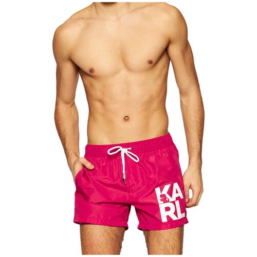 Шорты для плавания боксеры Karl Lagerfeld, размер L, розовый