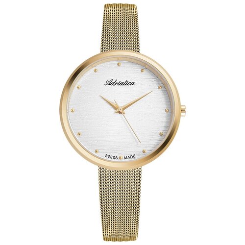 Наручные часы Adriatica Milano, золотой, серебряный наручные часы adriatica milano золотой