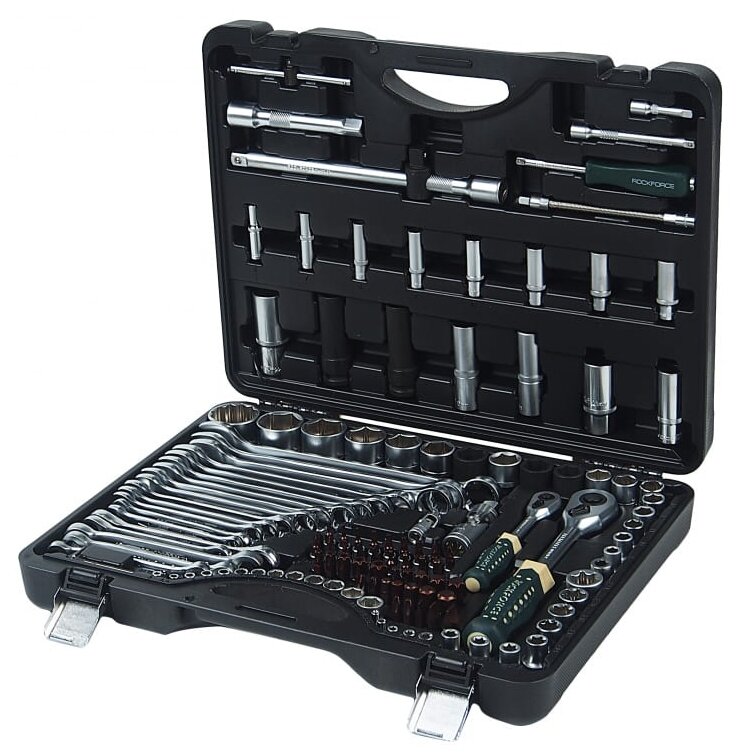 Набор инструмента ROCKFORCE 125+6пр. 1/4 1/2 6-гран. RF-41251-5-PREMIUM