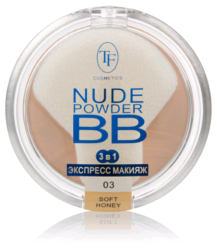 TF Cosmetics пудра компактная Nude Powder BB CTP-15 03 Soft Honey 12 г