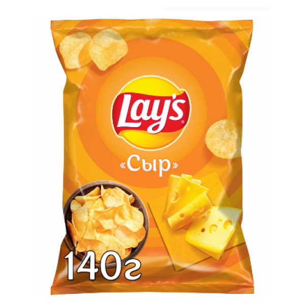 Чипсы Lays сыр 140 г