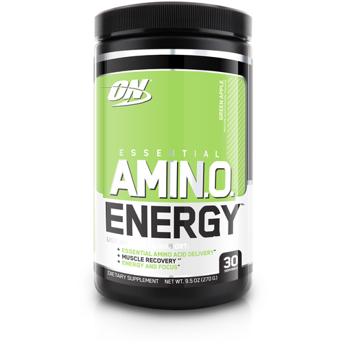 Аминокислотный комплекс Optimum Nutrition Essential Amino Energy, зеленое яблоко, 270 гр. аминокислотный комплекс atech nutrition amino energy адреналин 210 г