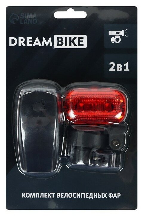 Комплект велосипедных фонарей Dream Bike JY-286+JY-289T