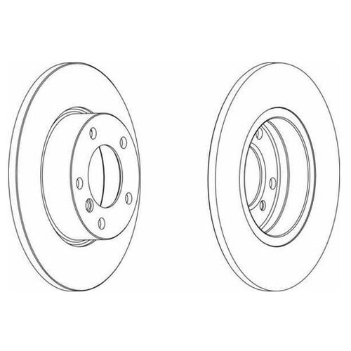 фото Тормозной диск ferodo ddf248c-1