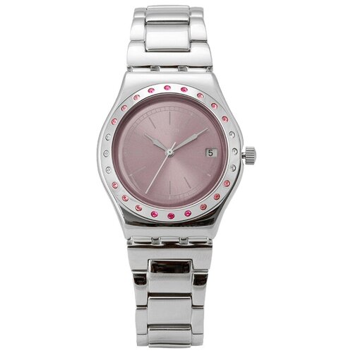 фото Наручные часы swatch yls455g, розовый, серебряный