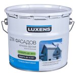 Краска акриловая Luxens для фасадов всесезонная влагостойкая моющаяся - изображение