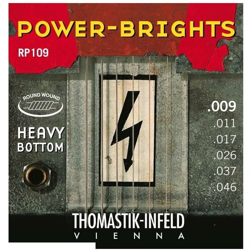 Thomastik RP109 Power-Brights Heavy Bottom Комплект струн для электрогитары