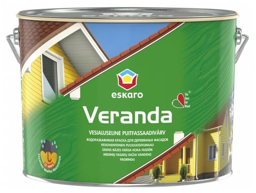 Краска акриловая Eskaro Veranda