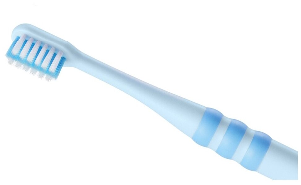 Комплект детских зубных щеток Xiaomi Dr. Bei Toothbrush (2 шт) - Blue - фото №2
