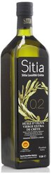 Sitia масло оливковое Extra Virgin 0,2%, стеклянная бутылка, 1 л