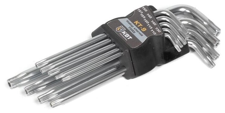 КВТ Набор ключей TORX КТ-9 (Т10-Т50)