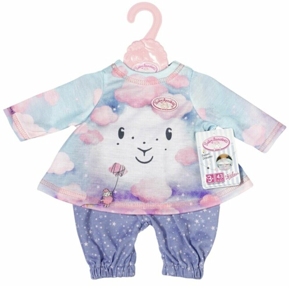 Zapf Creation Baby Annabell Одежда для сладких снов, для куклы 43 см 703-199