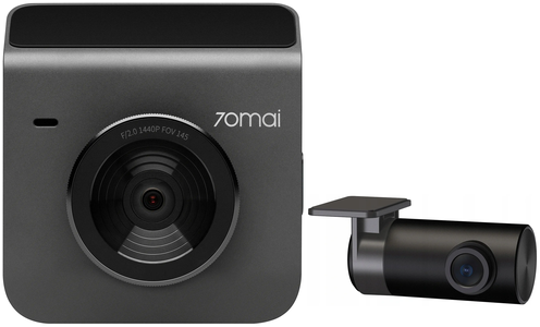 Видеорегистратор 70mai Dash Cam A400 + Rear Cam RC09, 2 камеры, серебристый/черный — купить в интернет-магазине по низкой цене на Яндекс Маркете