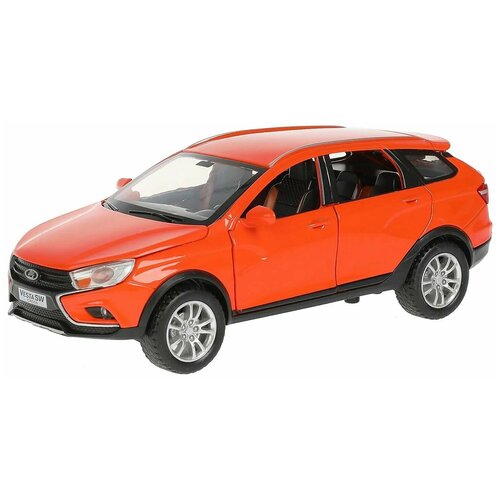 Машина металл свет-звук LADA VESTA SW CROSS 17,5 см, оранжевая 312707 машина металл свет звук lada vesta sw cro