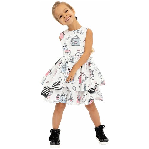 фото Платье gulliver размер 98, белый