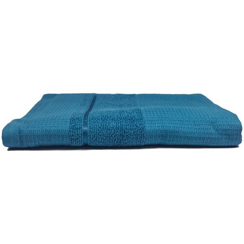 фото Махровое полотенце, плотность 500 гр., размер 70*140 см. (qd-vafli синяя мурена) abu dabi