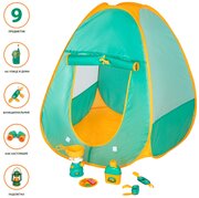 Детская игровая палатка "Набор Туриста" с набором для пикника 8 предметов G209-006