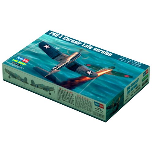 Сборная модель HobbyBoss F4U-1 Corsair Late version (80382) 1:48 сборная модель revell model set f4u 1b corsair royal navy 63917 1 100