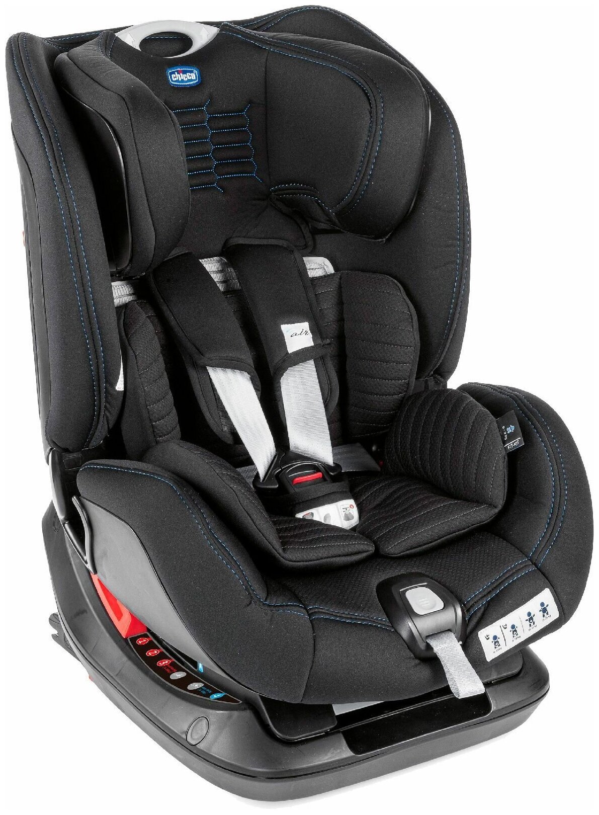 Автокресло CHICCO SIRIO 012 AIR BLACK гр. 0/1/2