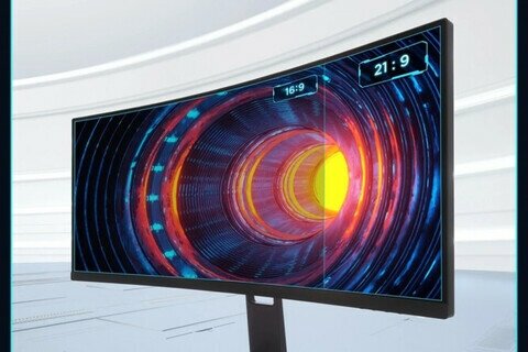 Монитор 30" Xiaomi Curved Gaming Monitor, 2560х1080, 200 Гц, VA, черный (bhr5116gl) - фото №13