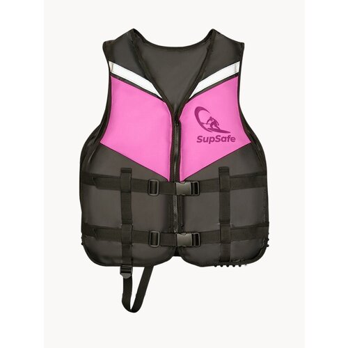 SupSafe спасательный жилет до 65 кг, 46-48 черный; розовый