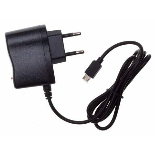Сетевое зарядное устройство, Buro, microUSB, 5Вт, 1A, черного цвета черный